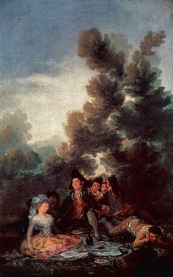 Francisco de Goya Vesper im Freien oil painting picture
